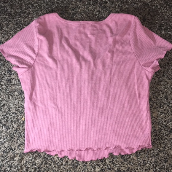 Pink cropped pj set - Picture 5 of 6